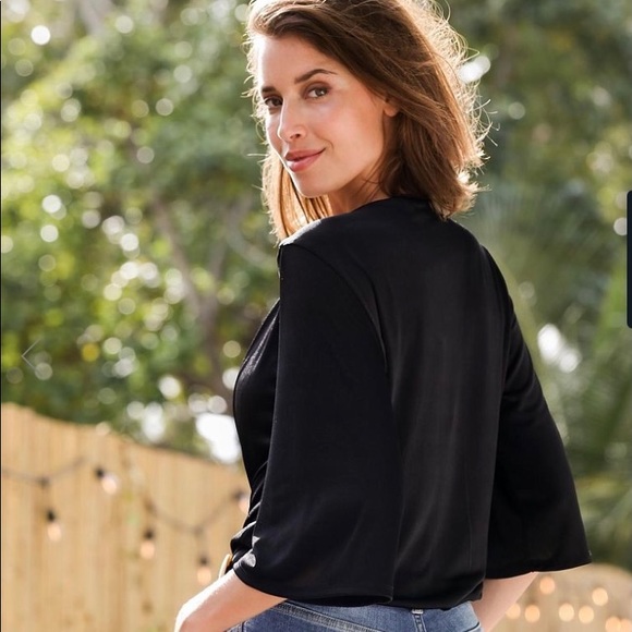 Surplice belted hem top. Brand new with tags. - Picture 3 of 4